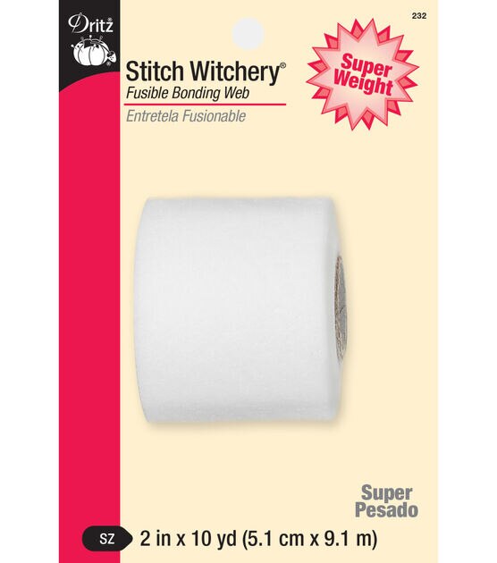 Dritz 2" x 10yd Stitch Witchery Super Weight Bonding Web