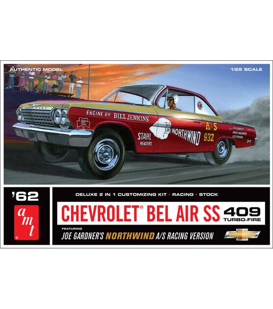 AMT Chevrolet Bel Air Super Stock 409 Turbo Fire Model Car Kit