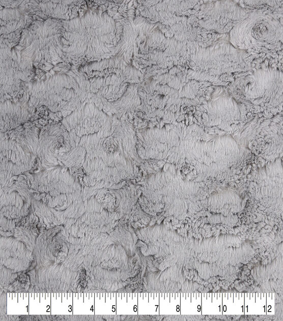 Faux Fur Large Swirl Design Fabric, , hi-res, image 1