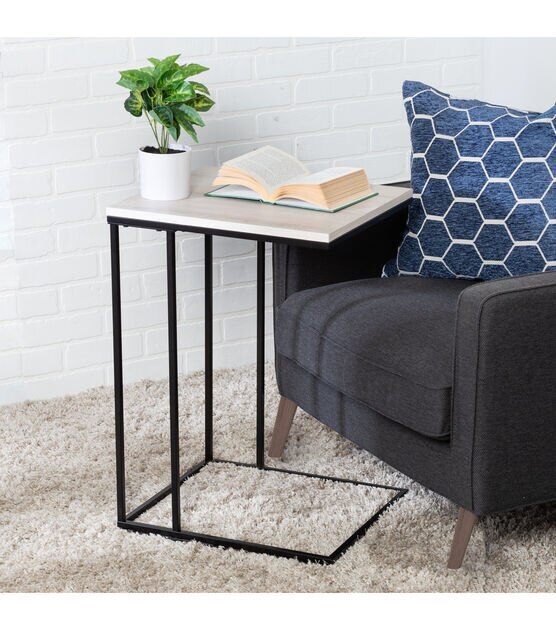 Honey Can Do Square End Table, , hi-res, image 3