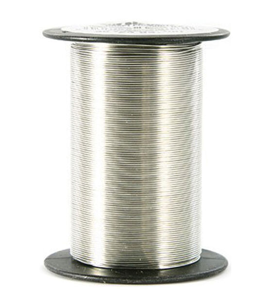24 Gauge Wire 25 Yards Pkg Silver