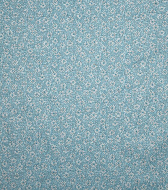 Flower Patch on Light Blue Quilt Cotton Fabric by Keepsake Calico, , hi-res, image 2