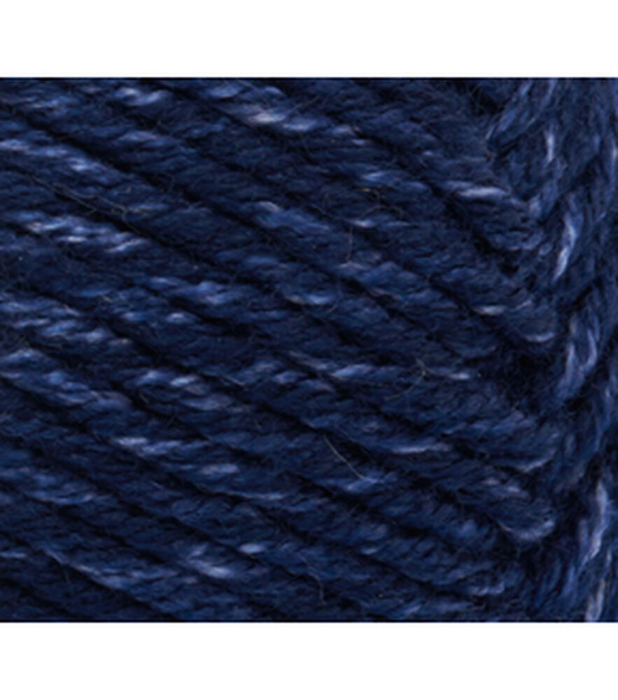 Lion Brand Jeans Worsted Acrylic Yarn 3 Bundle, Brand New, swatch, image 1