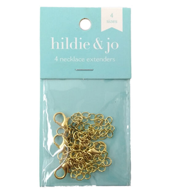 4ct Gold Assorted Necklace Extenders by hildie & jo