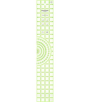Dritz 2 x 18 Quilter's See-Thru Drafting Ruler, Clear