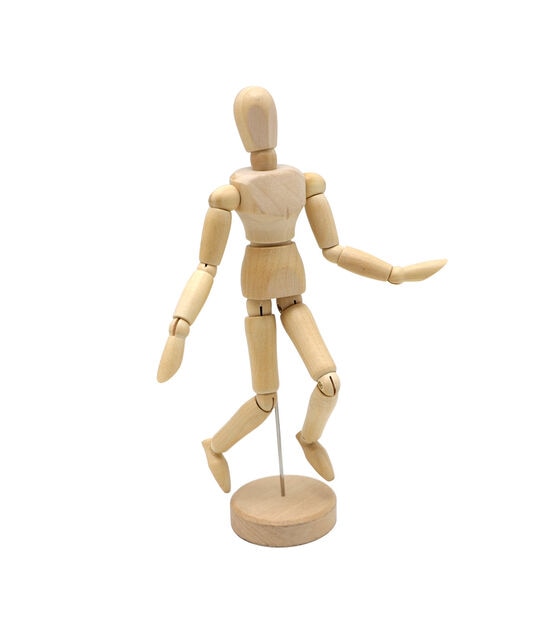 Artist Manikin Posable Figure - 8 Wood Mannequin Form for Human Figure Drawing - Default Title