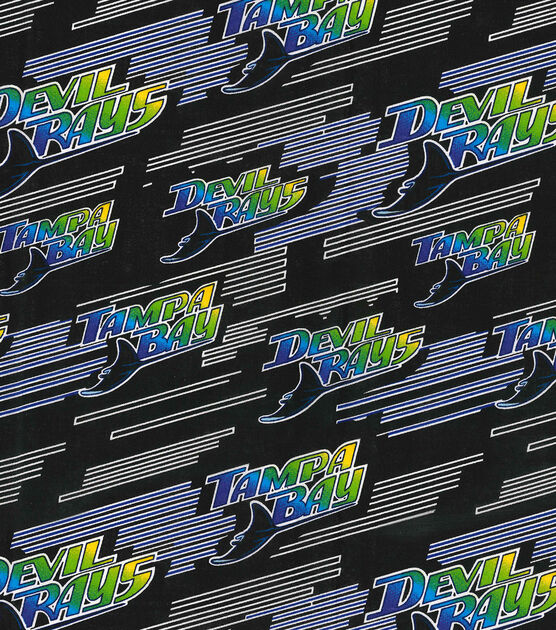 Fabric Traditions Cooperstown Tampa Bay Rays Cotton Fabric