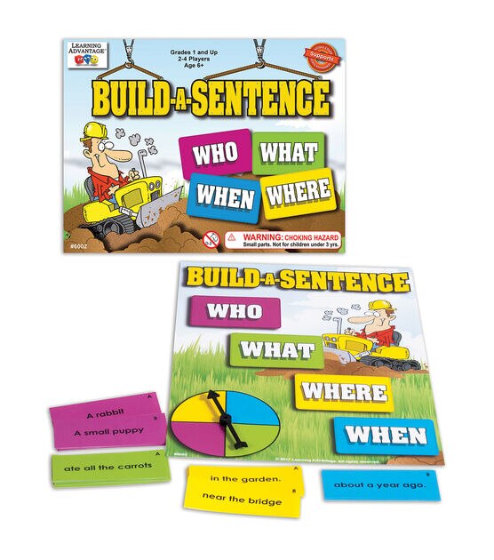 Learning Advantage 142ct Build A Sentence Game