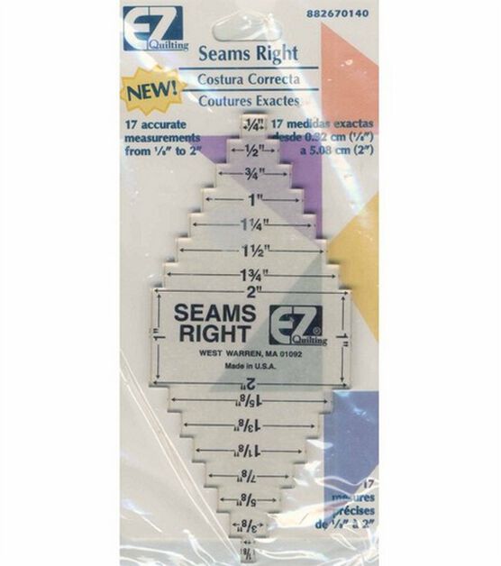 Wrights EZ Quilting Seams Right Measurement Tool