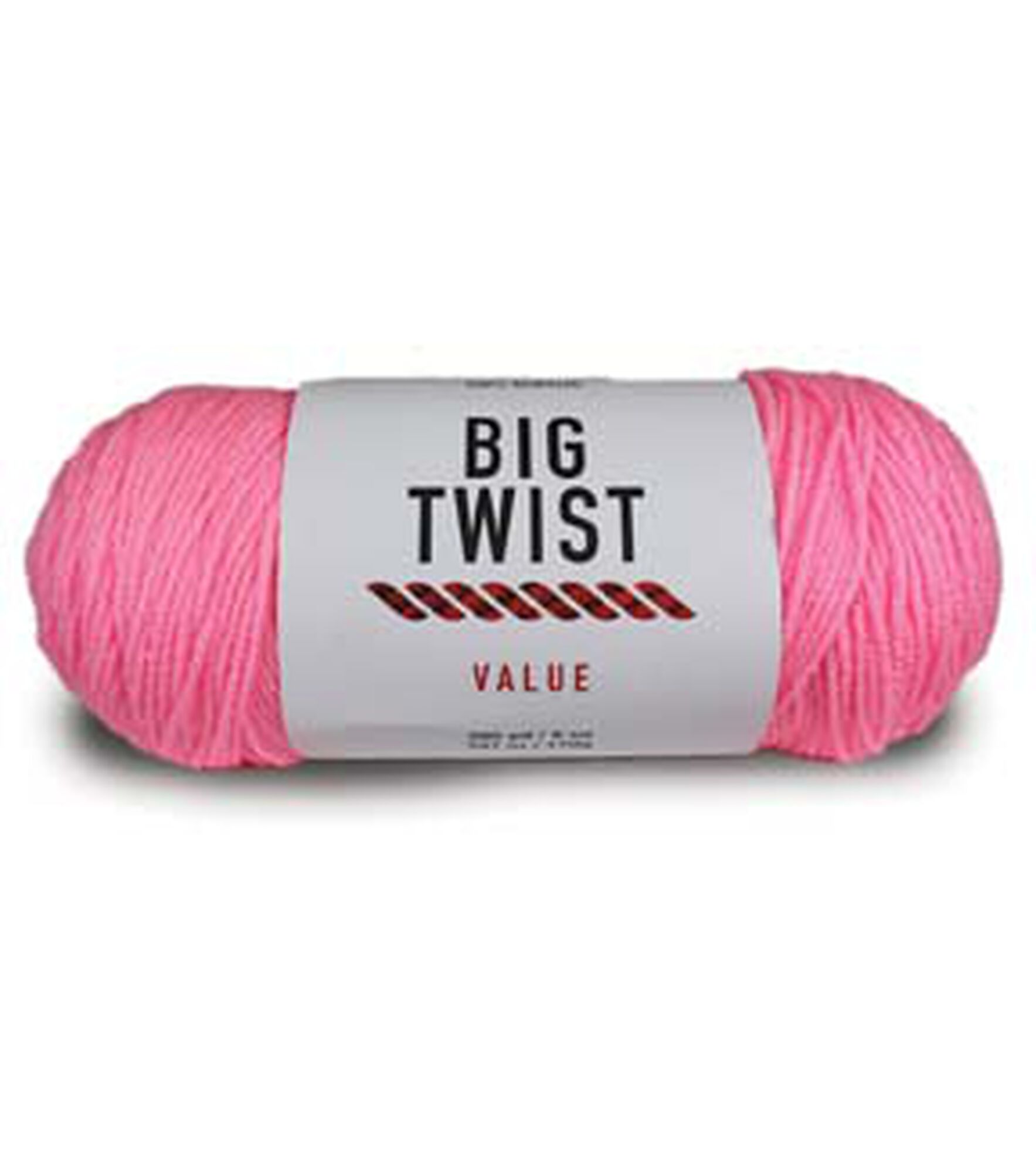Value 380yd Worsted Acrylic Yarn by Big Twist, Cotton Candy, hi-res