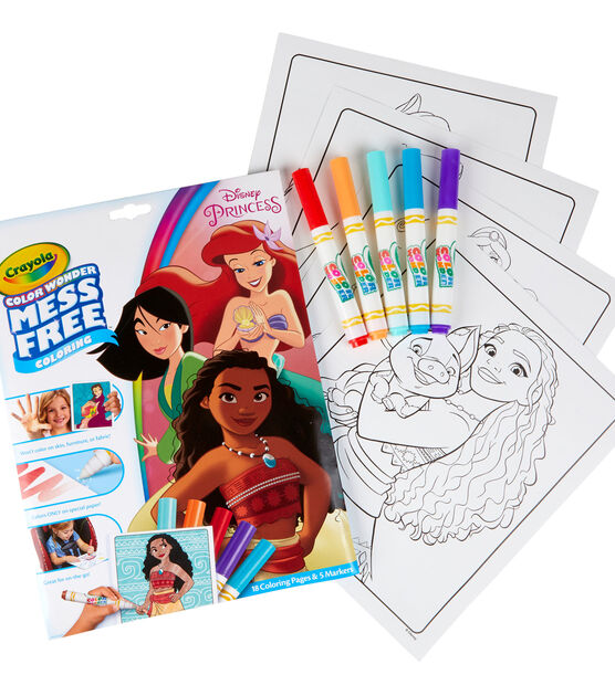 Crayola 23ct Disney Princess Coloring Kit, , hi-res, image 2