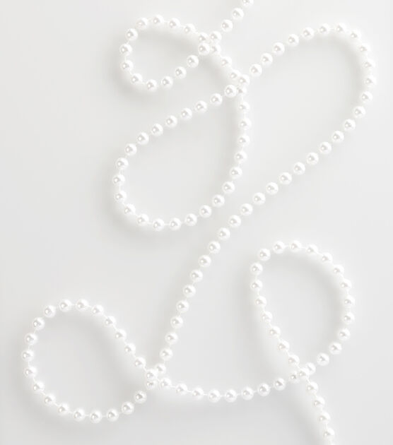 Simplicity Fused Pearl Trim 6mm White, , hi-res, image 3