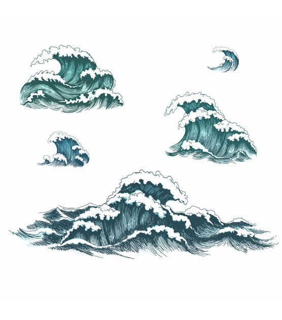 RoomMates Wall Decals Great Wave