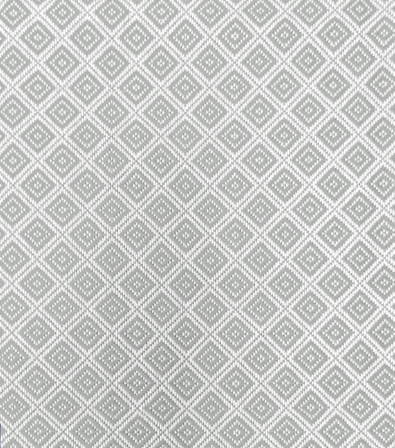 Grey Diamond Woven Design Fabric