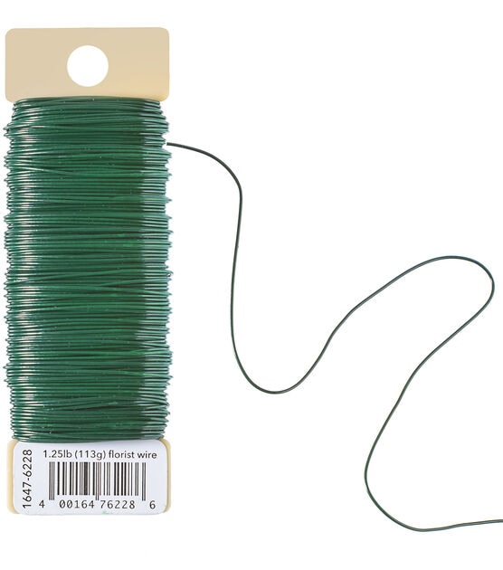 Bloom Room Panacea 22 Guage Green Paddle Wire - Floral Wire & Wraps - Floral Supplies - Floral