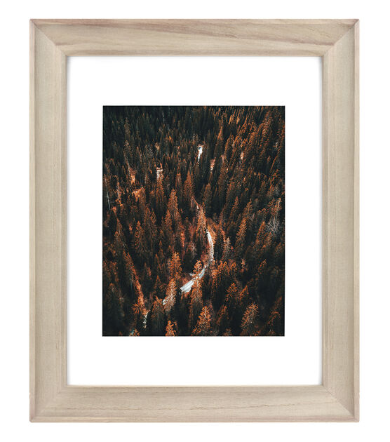 11" x 14" Matted to 8" x 10" Burnt Pine Table Frame by Hudson 43