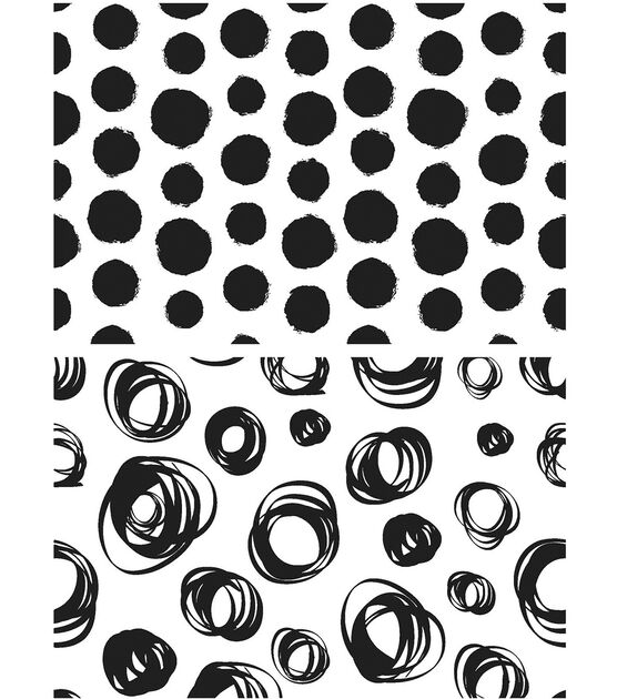 Tim Holtz Cling Stamps 7''X8.5'' Dots & Circles, , hi-res, image 2