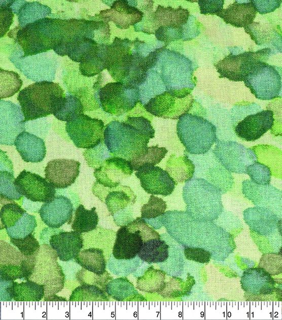 18" x 21" Watercolor Dots Cotton Fabric Quarter 1pc by Keepsake Calico, , hi-res, image 3