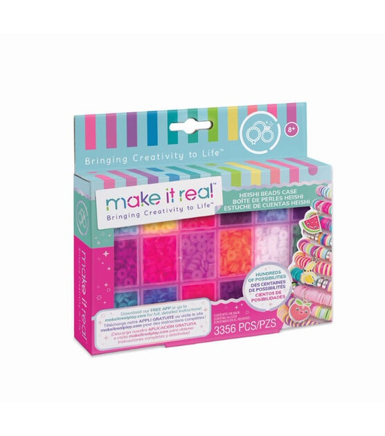 Make It Real 3356pc Heishi Beads Case Kit