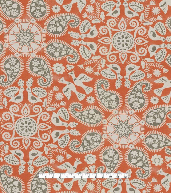 PKL Studio Outdoor Fabric-Peruvian Craft Orange, , hi-res, image 4