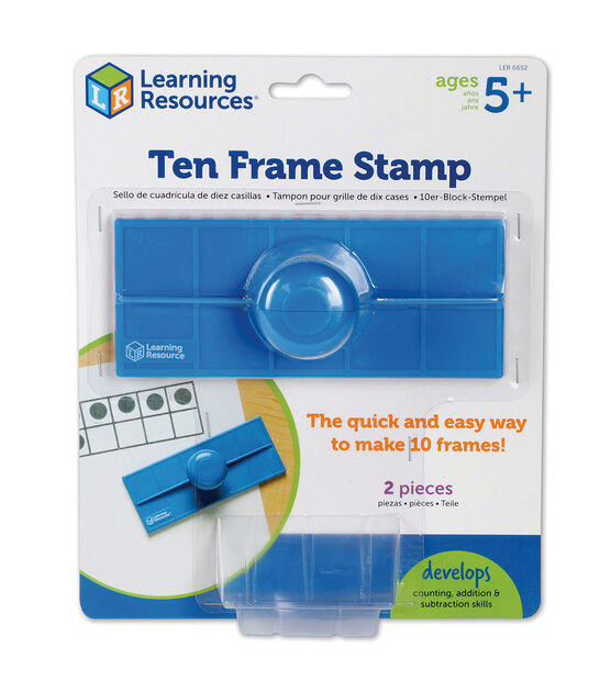 Learning Resources 6ct Ten Frame Stamps Set, , hi-res, image 2