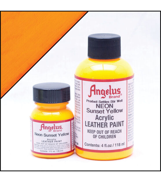 angelus neon acrylic leather paint