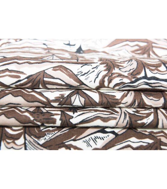 Super Snuggle Sketched Landscape Flannel Fabric, , hi-res, image 3