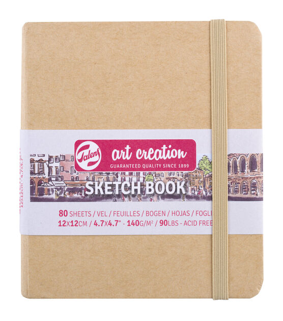 Kraft Paper Cover Sketch Book on the go for Artist, A5 Sketchbook