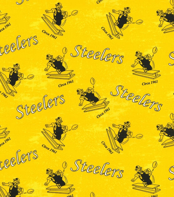 Fabric Traditions Pittsburgh Steelers Cotton Fabric Legacy, , hi-res, image 2
