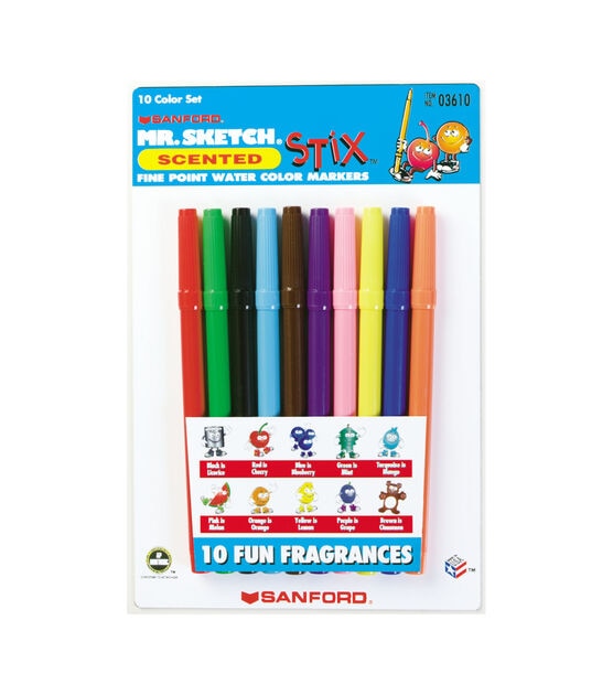Mr. Sketch 10ct Multicolor Fine Point Scented Markers