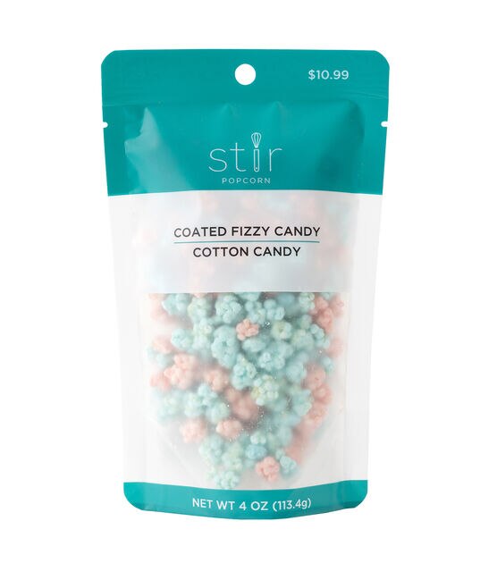 4oz Cotton Candy Coated Fizz Candies by STIR
