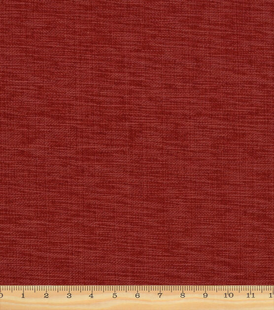 Covingtion Nevis Red Cotton Linen Blend Home Decor Fabric, , hi-res, image 2