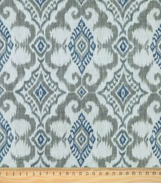 Covingtion Kantha Smoke Cotton Linen Blend Home Decor Fabric, , hi-res, image 3