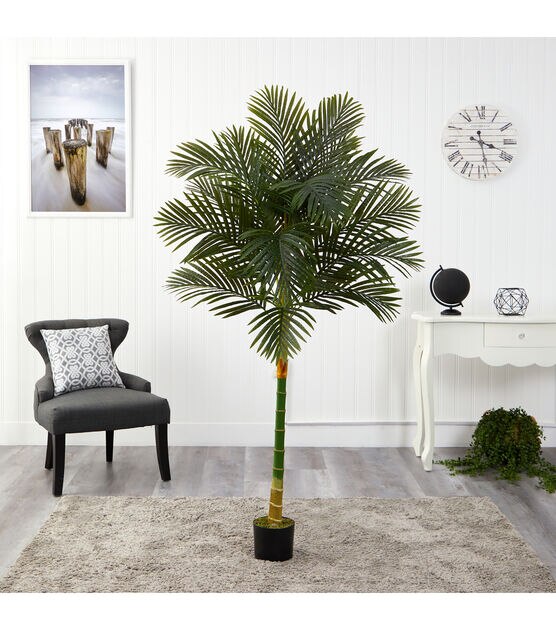 Nearly Natural 6ft. Golden Cane Artificial Palm Tree, , hi-res, image 3