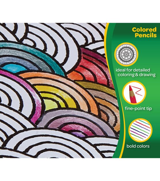 Crayola 50ct Bright Long Colored Pencils, , hi-res, image 6