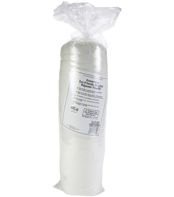 Eco Friendly Recycled Polyester Fiber Fill White