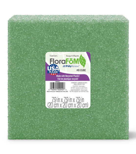 FloraCraft 8" Green FloraFoM Cube