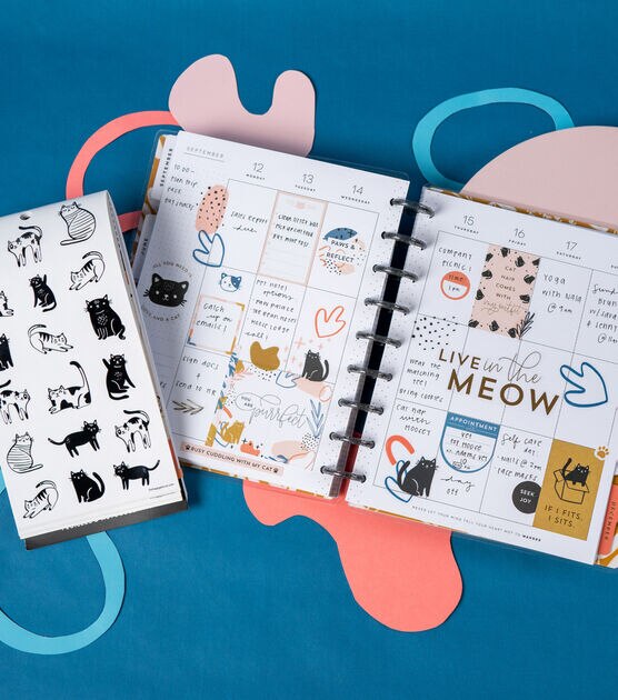 636pc Modern Meow Happy Planner Sticker Pack, , hi-res, image 5