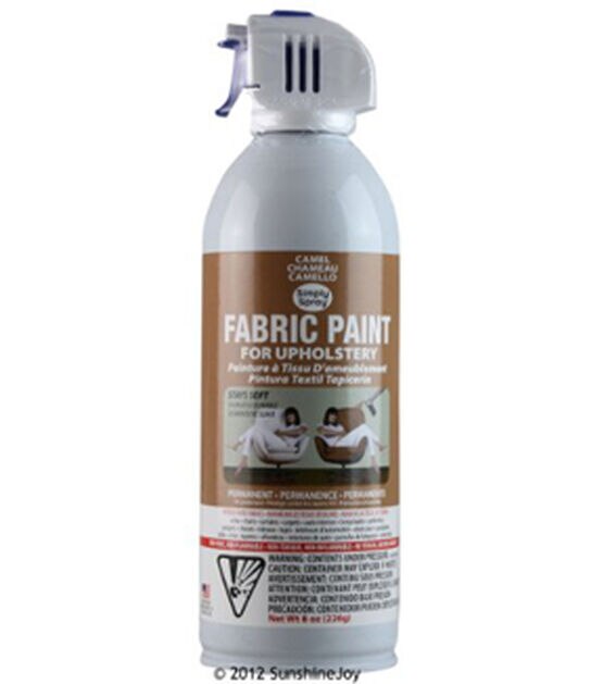 Upholstery Spray Fabric Paint 8oz-Camel