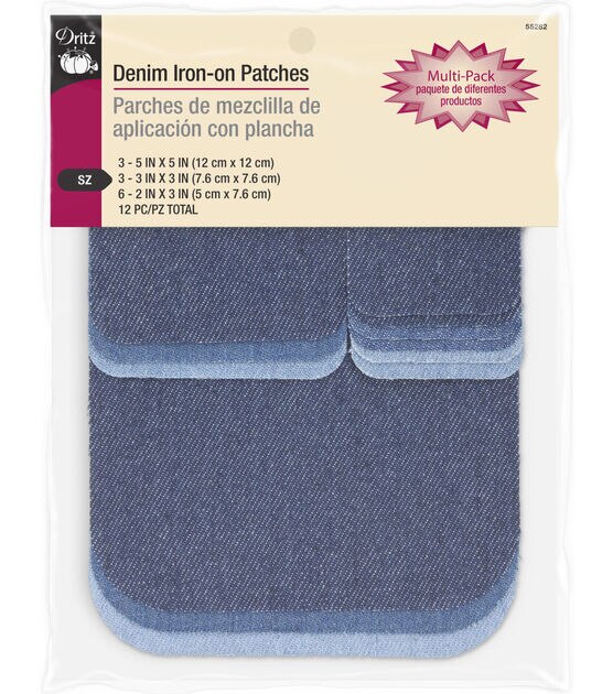  HTVRONT Iron on Patches for Clothes, 20PCS Denim Patches for  Jeans Kit 3 by 4-1/4, 4 Shades of Iron on Patches for Jeans, Jean Patches  for Inside Jeans & Clothing Repair 