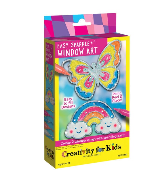 Creativity For Kids Easy Sparkle Window Art Kit