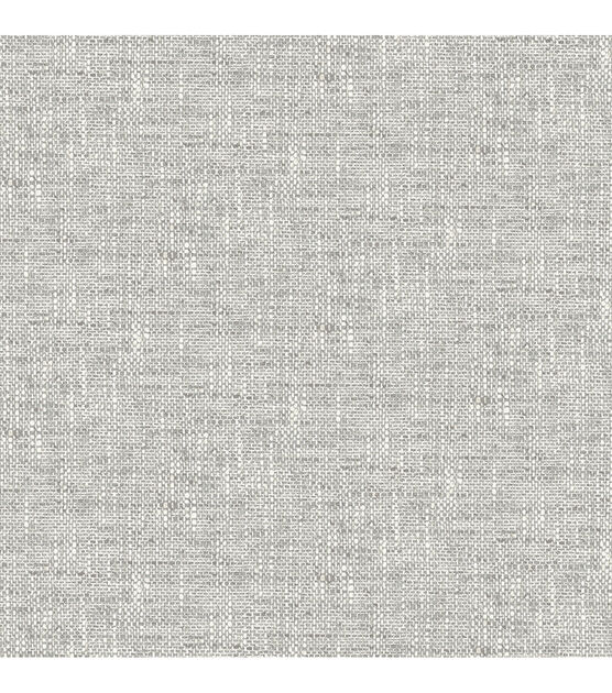 Wallpops NuWallpaper Peel & Stick Wallpaper Gray Poplin Texture