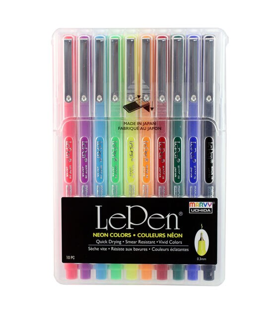 Marvy Uchida 10ct Neon Colors Le Pens