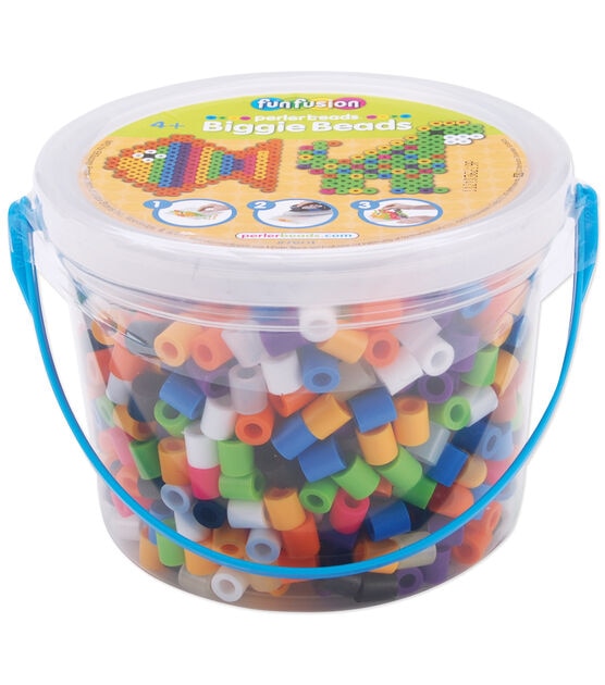Perler 1200ct Multicolor Biggie Beads Bucket