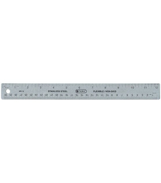 C Thru Ruler Flex Steel Ruler 12"