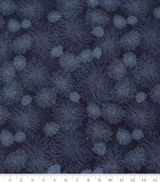 Art Gallery Fabrics Floral Elements Nocturne Cotton Fabric, , hi-res, image 2