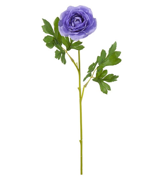 16" Blue Ranunculus Stem by Bloom Room