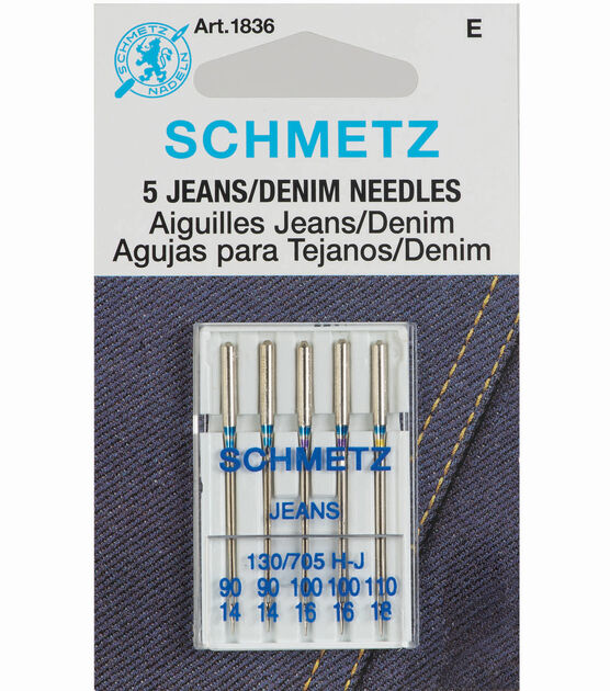 Schmetz Denim Needles Assort 5 Ct