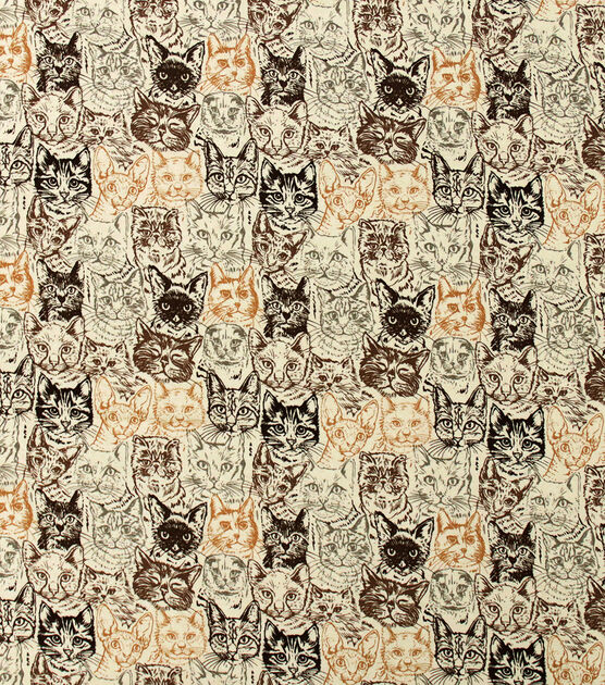 Packed Cats Super Snuggle Flannel Fabric
