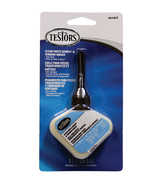 Testors 1 fl. oz Clear Parts Cement & Window Maker